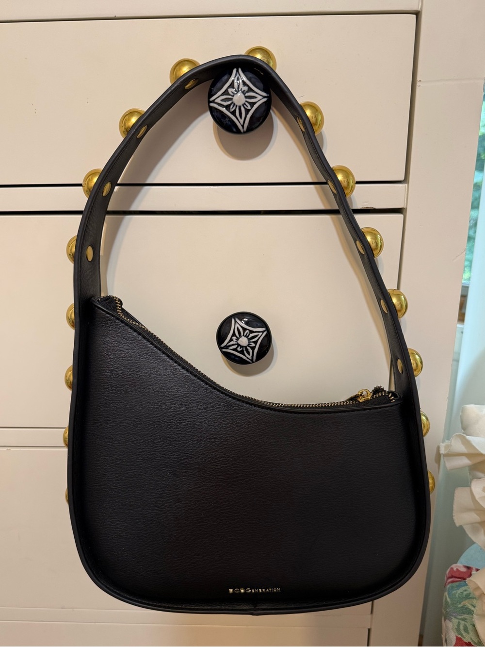 BCBG Generation Black Shoulder Bag